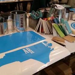 AR Workshop - My work station for the class.