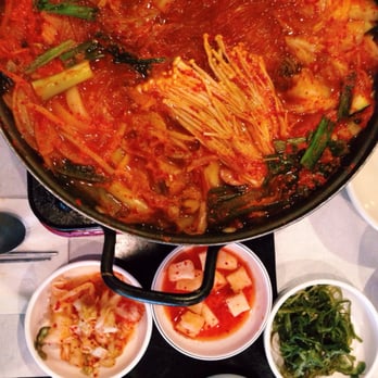 Hoban Korean Restaurant - Budae jeongol (army hotspot). Spicyyyy! - Korean Near Me - Eagan, Minnesota