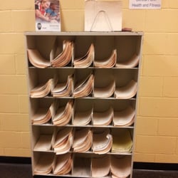 Central Penn Fitness Center - Random file storage in a sitting area.....