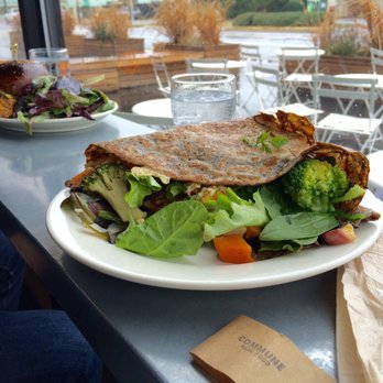 Commune - The WDF (whole damn farm) crepe! Small pieces of crispy pork, eggs, and tonnnnns of grilled/fresh vegetables! - Cafes Near Me - Virginia Beach, Virginia Commune - The WDF (whole damn farm) crepe! Small pieces of crispy pork, eggs, and tonnnnns of grilled/fresh vegetables! - Cafes Near Me - Virginia Beach, Virginia