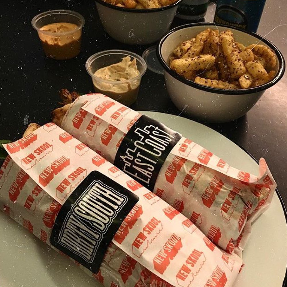 Dirty south (chicken $14) and East Coast (pork $13.50) Dirty south (chicken $14) and East Coast (pork $13.50)