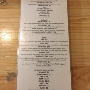Ramen Haus - Menu (Desserts not on Menu) - Ramen Near Me - Ogden, Utah