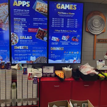 Chuck E. Cheese - menu - Pizza Near Me - San Jose, California