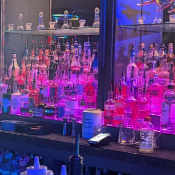 Men's Room Bar - Behind the bar. - Gay Bars Near Me - Long Beach, California