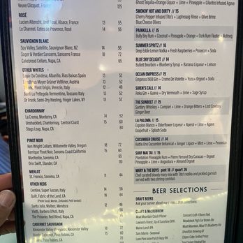 Surf Restaurant - Drinks menu - Seafood Near Me - Portsmouth, New Hampshire Surf Restaurant - Drinks menu - Seafood Near Me - Portsmouth, New Hampshire