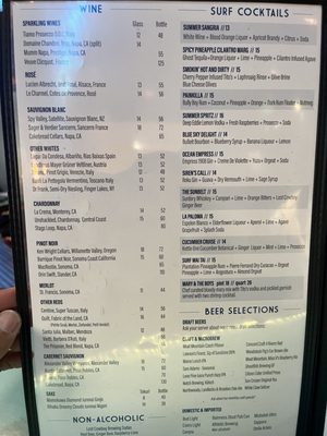 Menu photo 1 Surf Restaurant Portsmouth, NH Menu photo 1 Surf Restaurant Portsmouth, NH