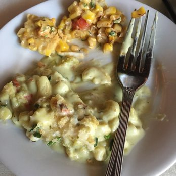 Roaring Fork - Green chili Mac n cheese with Mexican street corn - American Near Me - Austin, Texas