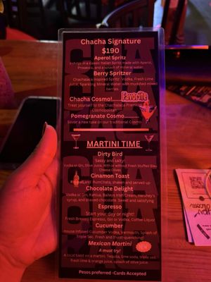Menu photo 2 La Chachalaca Puerto Vallarta, JAL