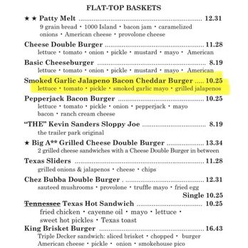 Rooster's Roadhouse - Menu - Barbeque Near Me - Denton, Texas