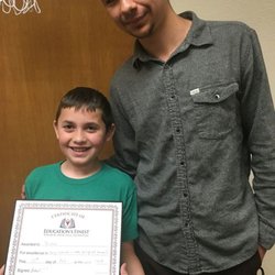 Educations Finest - One of our awesome students got his first Education's Finest award! He earned it for doing awesome in his math and reading.