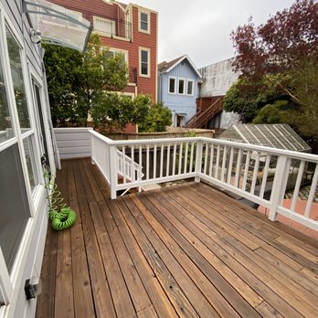 Reliable Home Remodeling & Construction - After power wash, stain, and railing painting - General Contractors Near Me - San Rafael, California Reliable Home Remodeling & Construction - After power wash, stain, and railing painting - General Contractors Near Me - San Rafael, California
