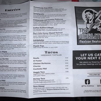 El Taco Azteca - Bridgeport - Menu front - New Mexican Cuisine Near Me - Chicago, Illinois