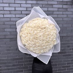 Flor De Passion - 100 White Roses