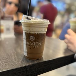 Da Vien with foam and an added shot