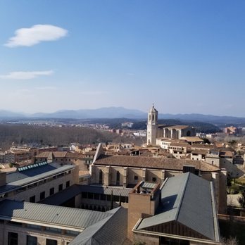 Muralles de Girona - Looking out towards Girona Cathedral - Landmarks & Historical Buildings Near Me - Gerona, GI