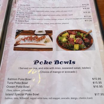 Island Sushi and Ramen - Special Rolls and Poke Menu - Sushi Bars Near Me - Boise, Idaho