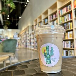Stacks Book Club - Solid place to work/study--enjoyed an iced latte too!