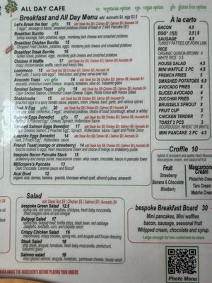 Menu photo 8 Bespoke All Day Cafe Las Vegas, NV Menu photo 8 Bespoke All Day Cafe Las Vegas, NV