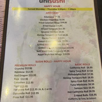 unisushi - Sushi Bars Near Me - Chula Vista, California unisushi - Sushi Bars Near Me - Chula Vista, California