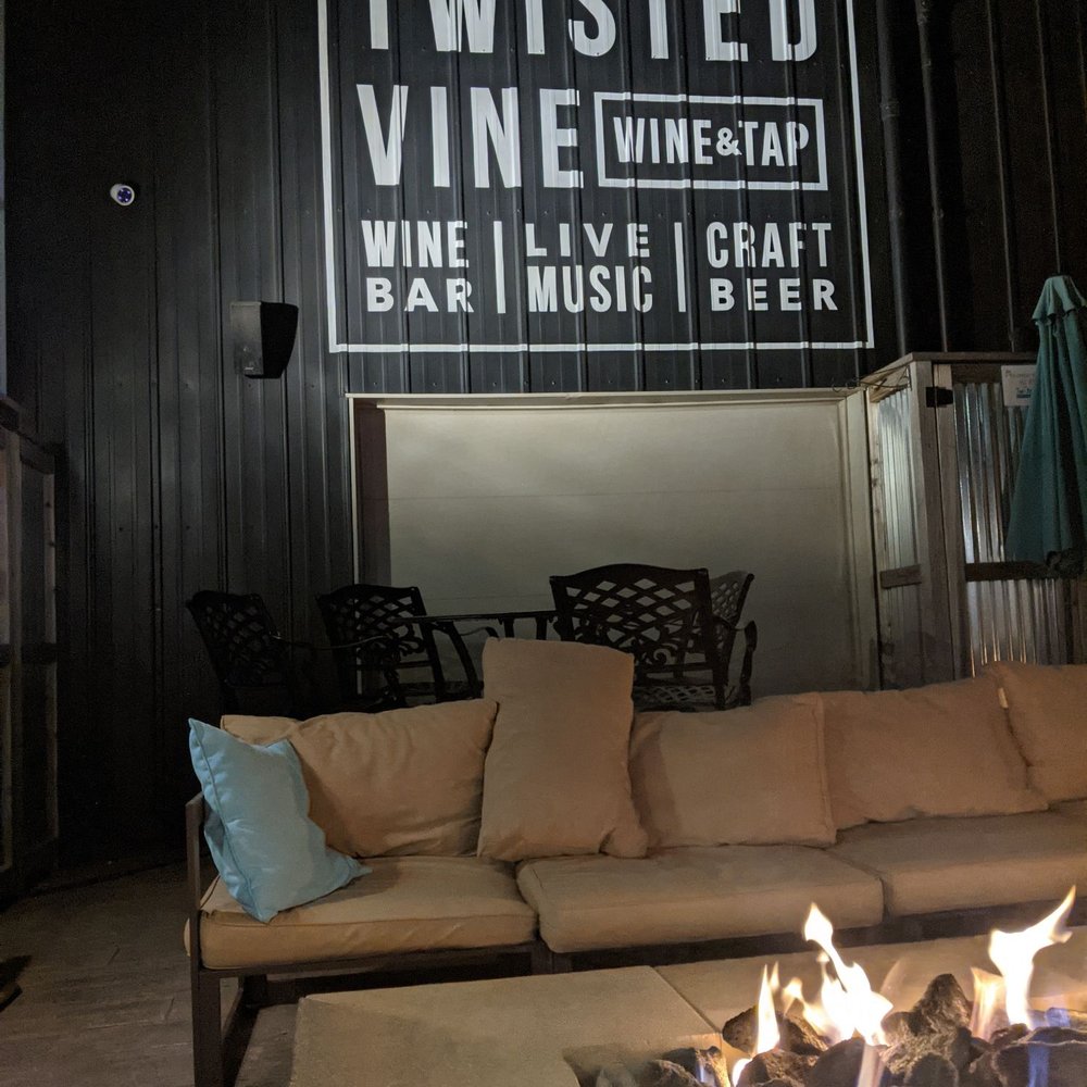 Twisted Vine - a fire pit in the middle of a patio - Wine Bars Near Me - Papillion, Nebraska Twisted Vine - a fire pit in the middle of a patio - Wine Bars Near Me - Papillion, Nebraska