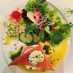 Le Castel de Bois Genoud - Salad with fish