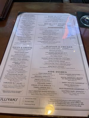 Menu photo 7 Sullivan's Steakhouse Naperville, IL