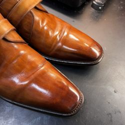 Dapper Shoe Shine - Cognac Magnanni