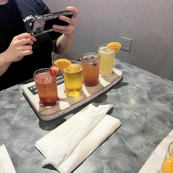The Garage Bar & Grill - Mimosa flight - Bars Near Me - Bremerton, Washington The Garage Bar & Grill - Mimosa flight - Bars Near Me - Bremerton, Washington