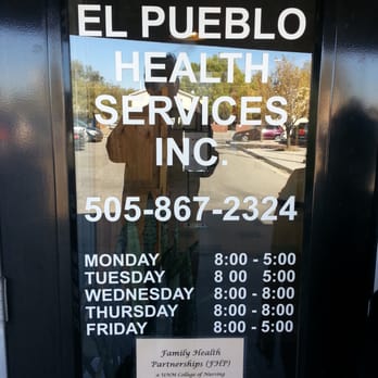 El Pueblo Health Services - Sign and hours but they claim the name is Family Healthcare, not Health Services - Medical Centers Near Me - Bernalillo, New Mexico El Pueblo Health Services - Sign and hours but they claim the name is Family Healthcare, not Health Services - Medical Centers Near Me - Bernalillo, New Mexico