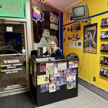 The Gilded Curtain - Interior of the video store - Speakeasies Near Me - Wallingford, Connecticut