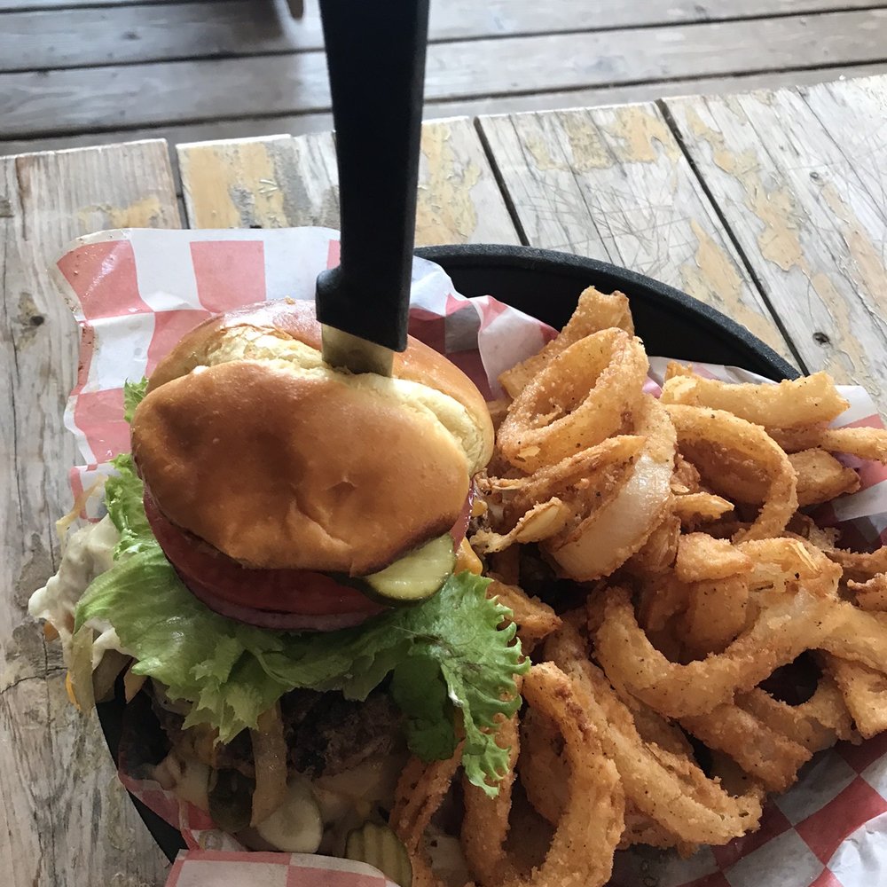 Billy Gail's - Garbage burger. Just OK. The burger itself was overcooked and the meat was kind of bland. The onion rings were amazing. - American Near Me - Branson, Missouri Billy Gail's - Garbage burger. Just OK. The burger itself was overcooked and the meat was kind of bland. The onion rings were amazing. - American Near Me - Branson, Missouri