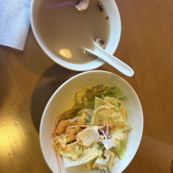 Sakura - House Salad mushroom soup - Japanese Near Me - Waynesboro, Virginia