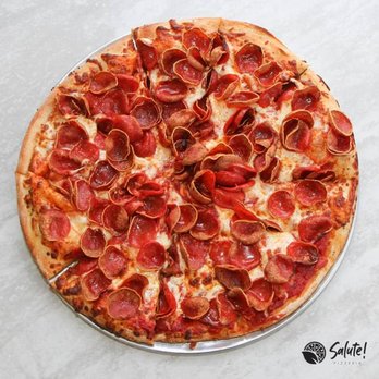 Salute Pizzeria - Triple Pepperoni - Salad Near Me - Toledo, Ohio