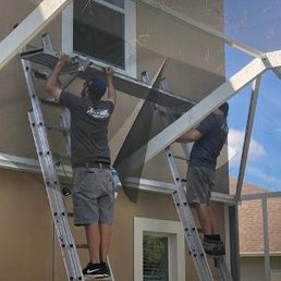 in order to repair, lanai screen had to be taken down in order to repair, lanai screen had to be taken down