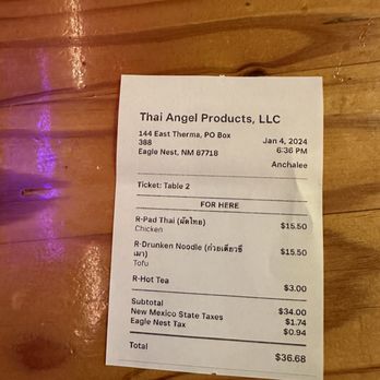 Thai Angel - Not too shabby - Thai Near Me - Eagle Nest, New Mexico