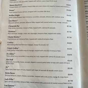 Sushi Cho - Menu - Japanese Near Me - Fairfax, Virginia Sushi Cho - Menu - Japanese Near Me - Fairfax, Virginia