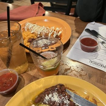 Cocina Madrigal - Beef Birria Enchiladas & Chicken Enchiladas(bottom) - Tacos Near Me - Phoenix, Arizona