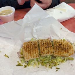 #10. Turkey & Cheese Sub rouge grilled