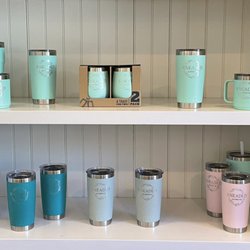 Kneaded Provisions - These are the Yeti cups and mugs that we sell with our logo on them