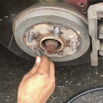 NYC Wheel Professionals - Two broken bolts - Vehicle Wraps Near Me - Brooklyn, New York