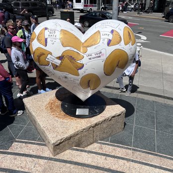 Union Square - These are hearts that they commission across the city. They are very expensive..businesses scoop them up and display in their buildings. - Shopping Centers Near Me - San Francisco, California Union Square - These are hearts that they commission across the city. They are very expensive..businesses scoop them up and display in their buildings. - Shopping Centers Near Me - San Francisco, California