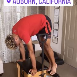 Completely Fit 4 Life - Pilates is for everyone!  This college athlete who plays basketball on a scholarship loves the Pilates Chair to strengthen his core