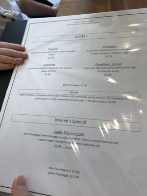 Menu photo 6 Winnie’s Bridgeport, WV