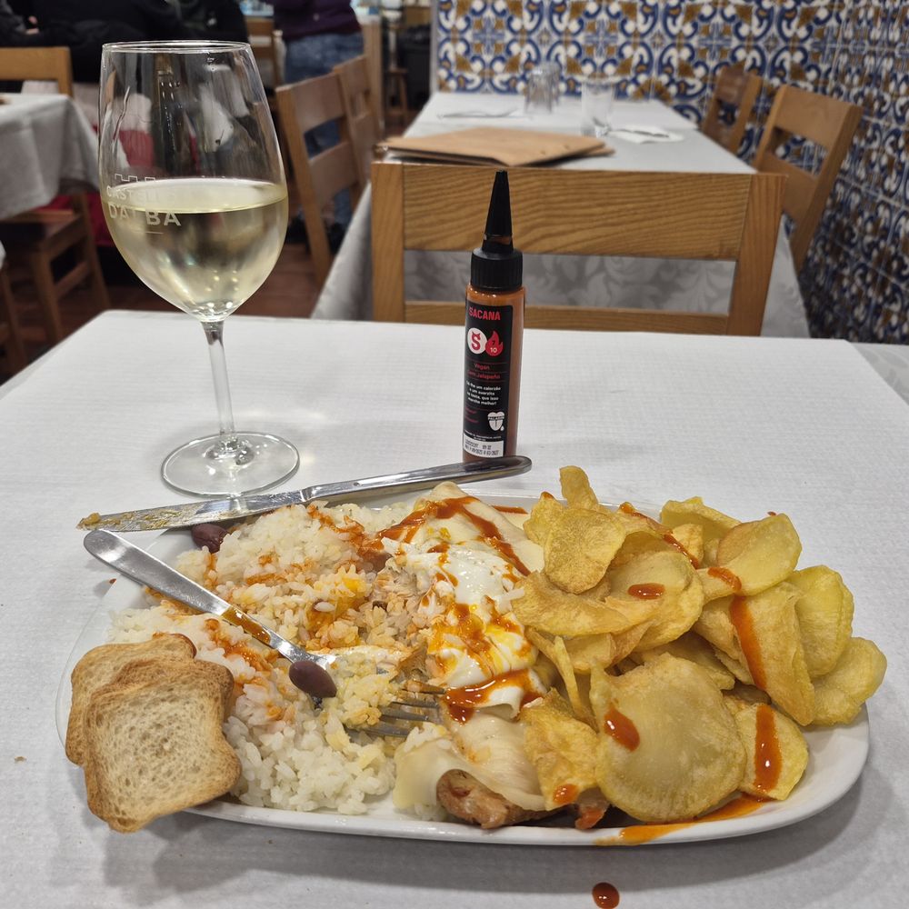 Casa Dias - even better covered in a good local hot sauce, and a glass of wine :D - Portuguese Near Me - Vila Nova de Gaia, 13