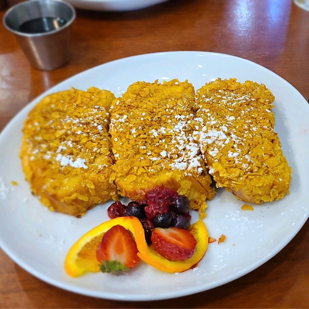 Our Recipes Cafe & Catering - Honey crunch French toast. - Cafes Near Me - Halethorpe, Maryland Our Recipes Cafe & Catering - Honey crunch French toast. - Cafes Near Me - Halethorpe, Maryland