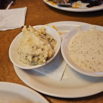 Texas Roadhouse - Mashed potatoes, side of gravy - American Near Me - Deer Park, New York Texas Roadhouse - Mashed potatoes, side of gravy - American Near Me - Deer Park, New York