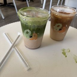 Boat Latte (Biscoff Oat Latte) and Cinnamon Toast Crunch Matcha Latte Boat Latte (Biscoff Oat Latte) and Cinnamon Toast Crunch Matcha Latte