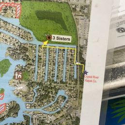 Map to 3 Sisters Springs