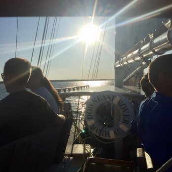 The Downeast Rover - Lovely sunset on the Down East Rover - Boat Charters Near Me - Manteo, North Carolina