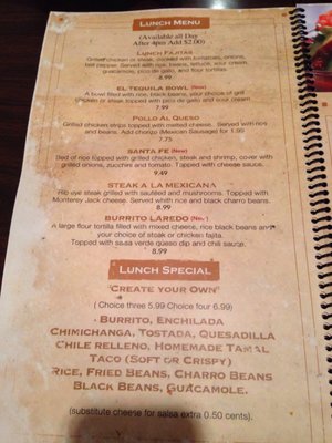 Menu photo 7 El Tequila Mexican Restaurant Tulsa, OK